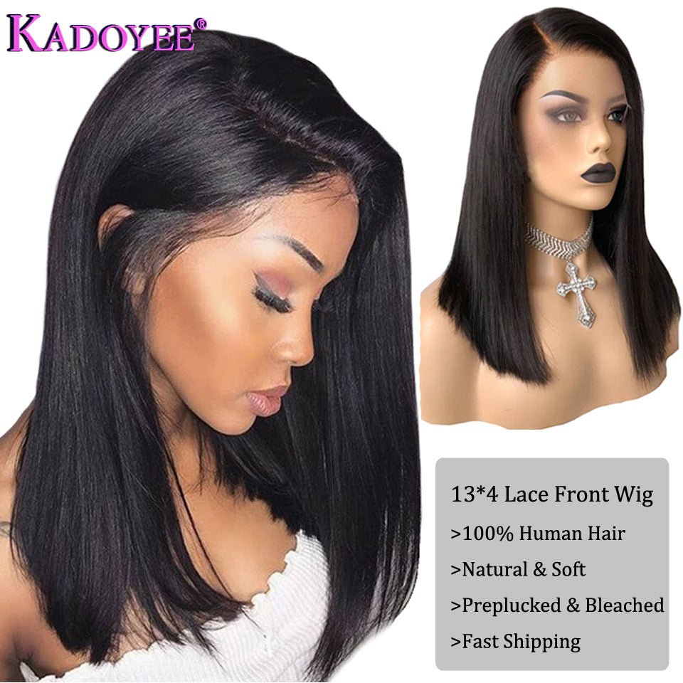 Europe, America, African Wigs,Female Human Hair Wigs, Front Lace Real Wigs - Boss Boutique Hair and Accessories