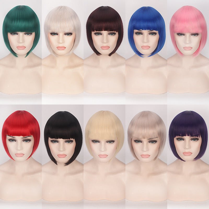 cosplay wig short hair bob - Boss Boutique Hair and Accessories