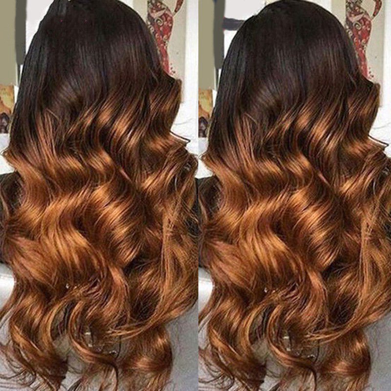Ombre Lace Front Human Hair Wigs Remy Colorful - Boss Boutique Hair and Accessories