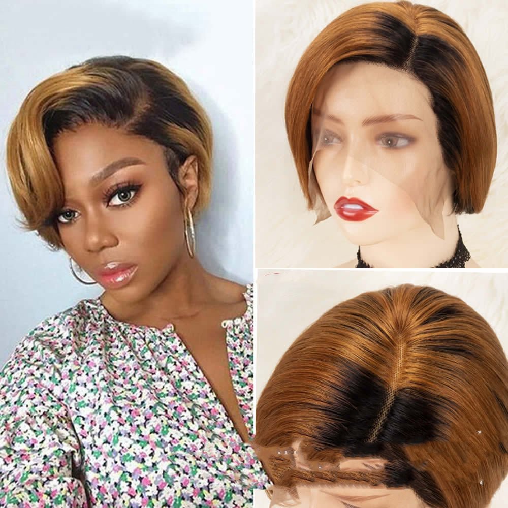 Wig Pixie Real Hair Front Lace - Boss Boutique Hair and Accessories