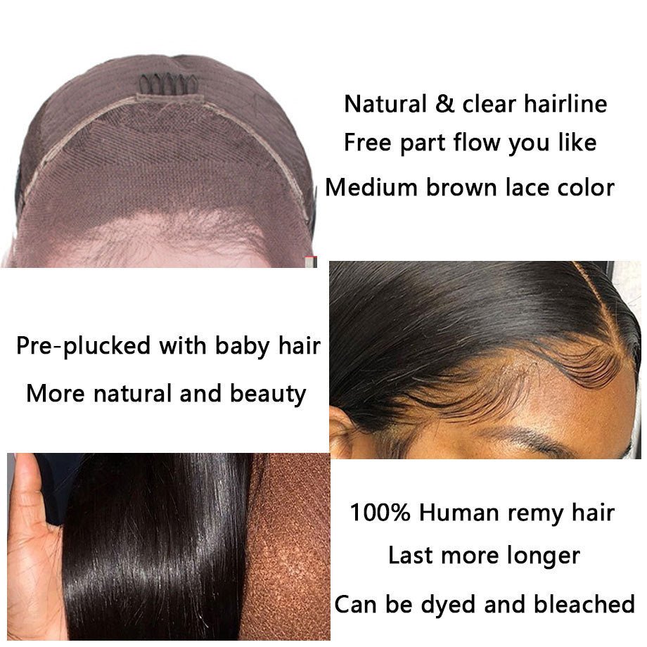 Loose Deep Wave13x4 Transparent Lace Human Hair Sleeve - Boss Boutique Hair and Accessories