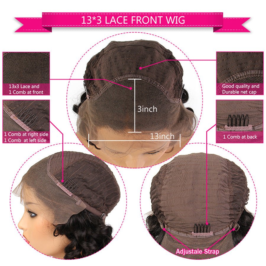 Wig Synthetic Front Lace Headgear - Boss Boutique Hair and Accessories