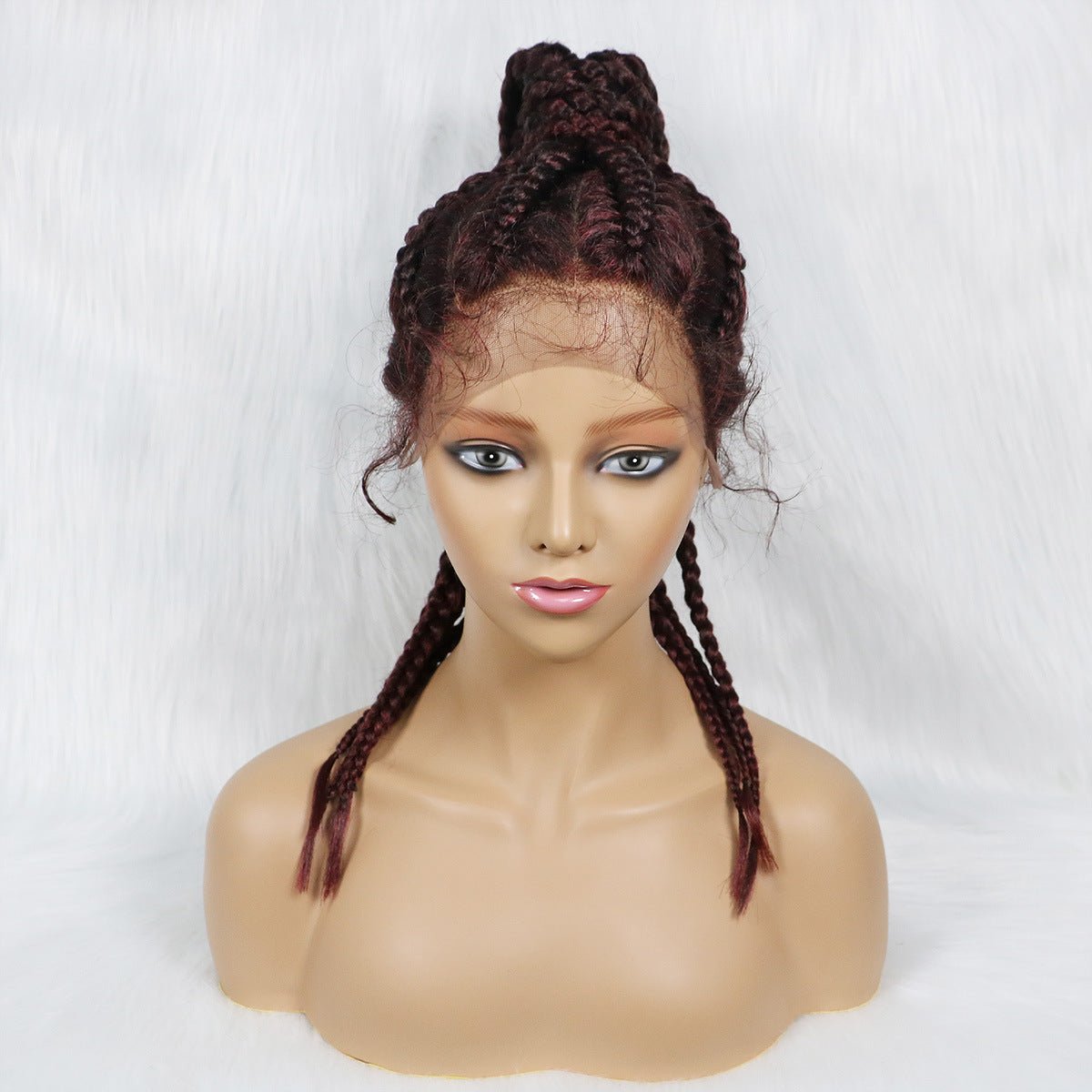 Braided Lace Front Synthetic Wig Braids African Braiding Hair - Boss Boutique Hair and Accessories