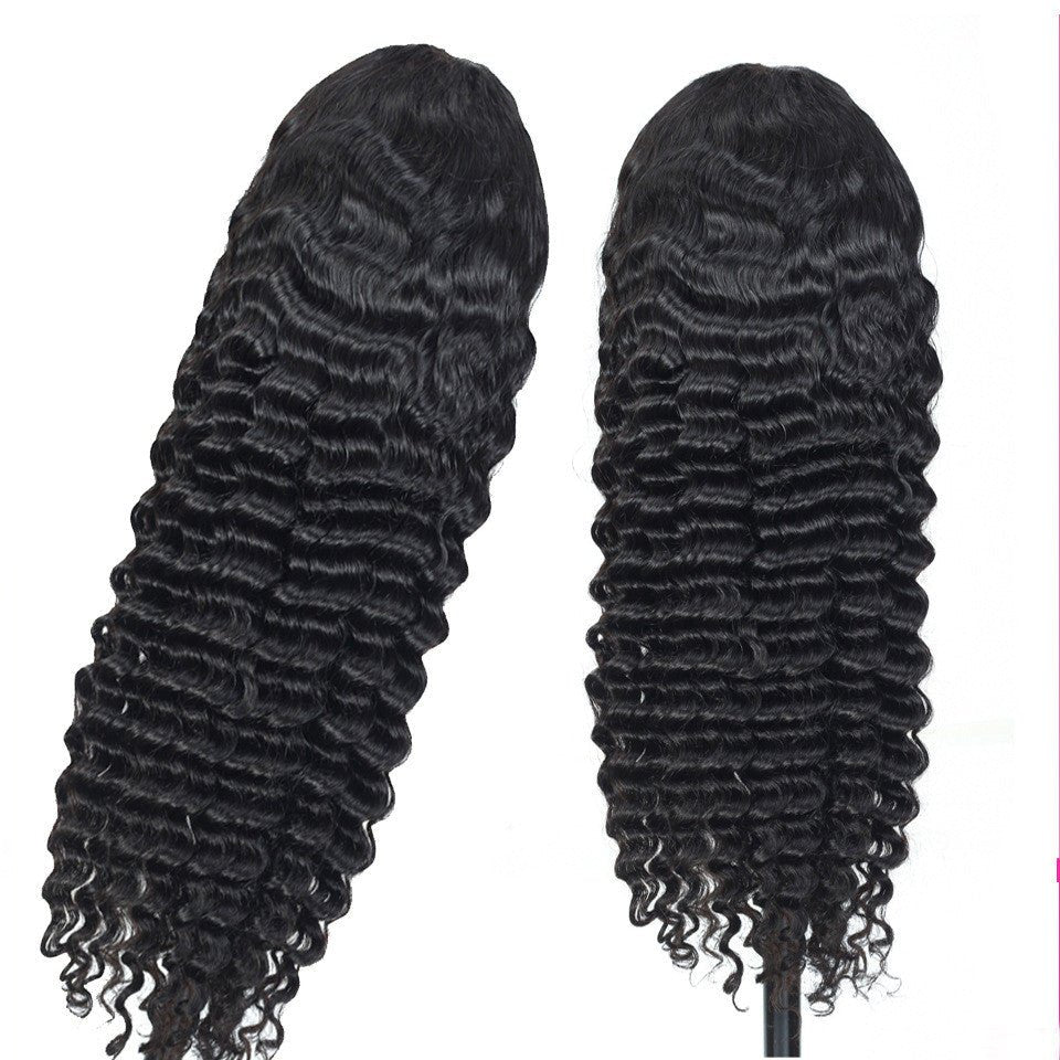 Human Hair 28 30 Deep Wave Lace Frontal Wigs 13 4 Front Wigs - Boss Boutique Hair and Accessories
