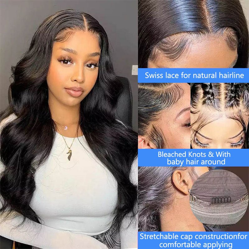 Loose Deep Wave13x4 Transparent Lace Human Hair Sleeve - Boss Boutique Hair and Accessories