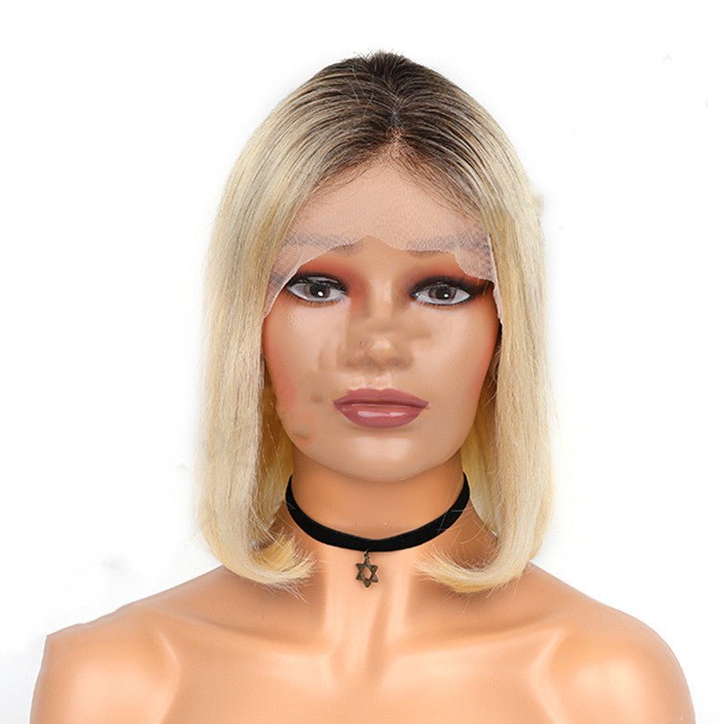 Lace Human Hair Wig Human Hair Wig Hand - woven Wig - Boss Boutique Hair and Accessories