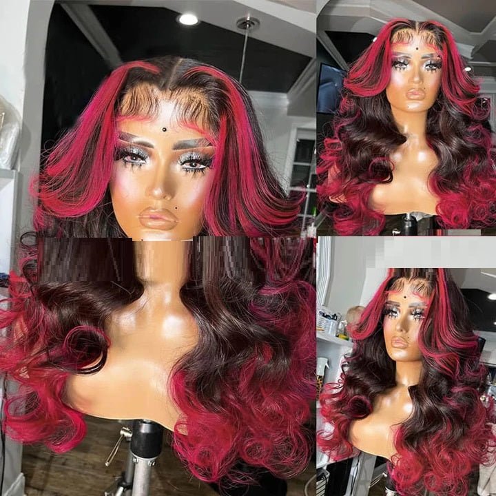 Gradient Orange Yellow Blue And Green Real Hair Headgear - Boss Boutique Hair and Accessories