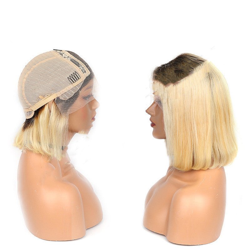 Lace Human Hair Wig Human Hair Wig Hand - woven Wig - Boss Boutique Hair and Accessories
