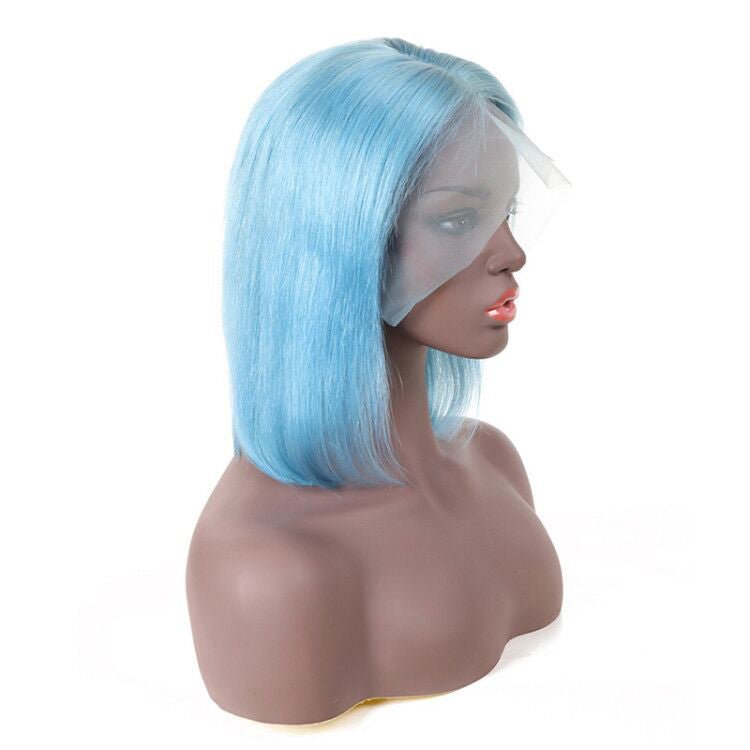 Human Hair Bob Wigs Green Short Bob Wig - Boss Boutique Hair and Accessories