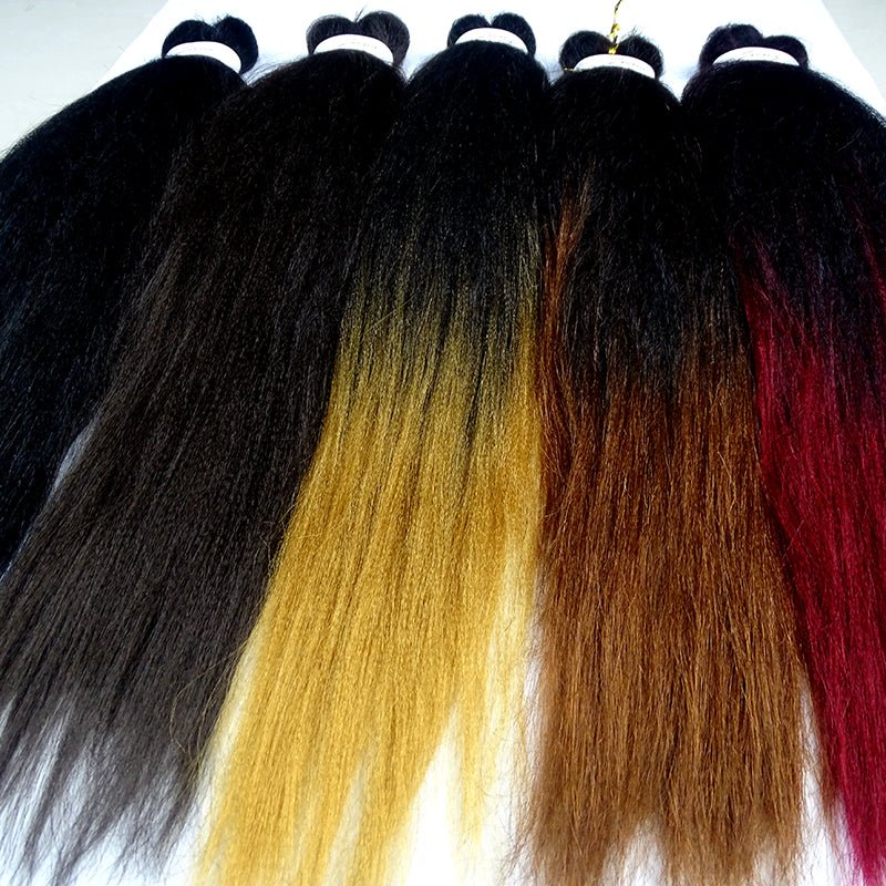 African Chemical Fiber Long Straight Cornrows Wigs - Boss Boutique Hair and Accessories