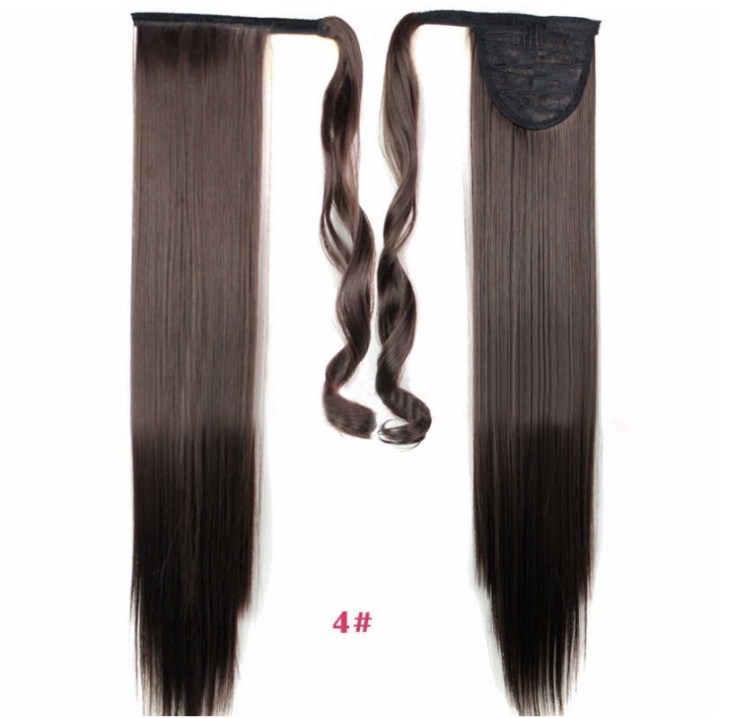 Velcro Wig Ponytail Straight Invisible Hair Extension - Boss Boutique Hair and Accessories