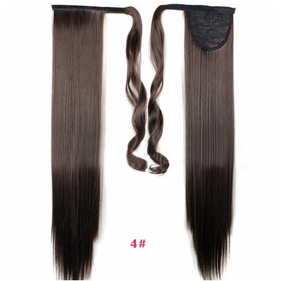 Velcro Wig Ponytail Straight Invisible Hair Extension - Boss Boutique Hair and Accessories
