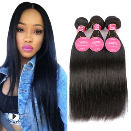 Real human hair straight wave human hair hair curtain natural color wig hair extension - Boss Boutique Hair and Accessories