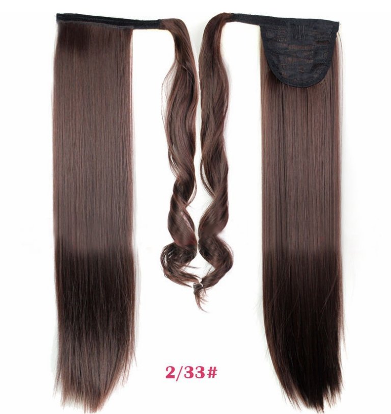 Velcro Wig Ponytail Straight Invisible Hair Extension - Boss Boutique Hair and Accessories