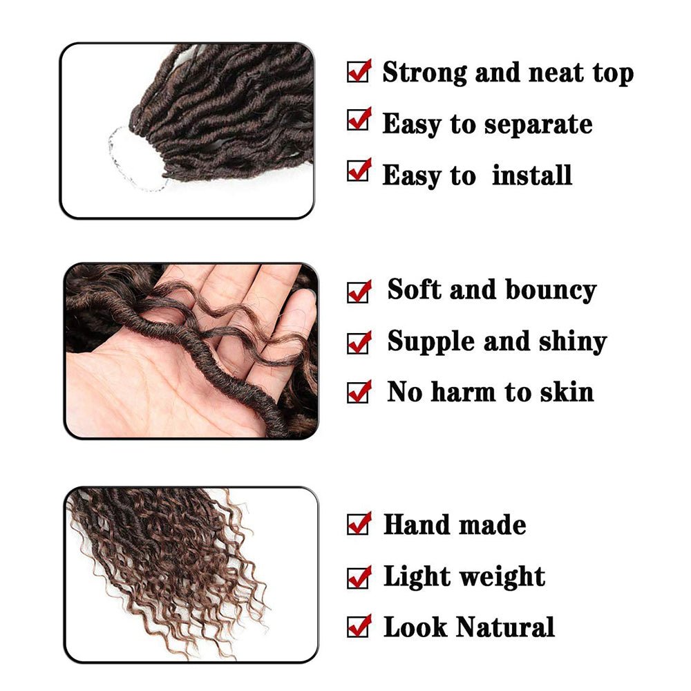 Feizifeizi Concubine, Chemical Fiber Crochet Hair, Dirty Braids - Boss Boutique Hair and Accessories