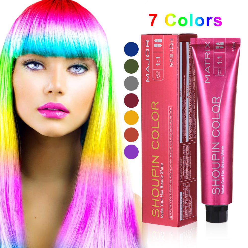100ml Salon Hairdressing Hair Dye Cream Mermaid Coloring Shampoo - Boss Boutique Hair and Accessories