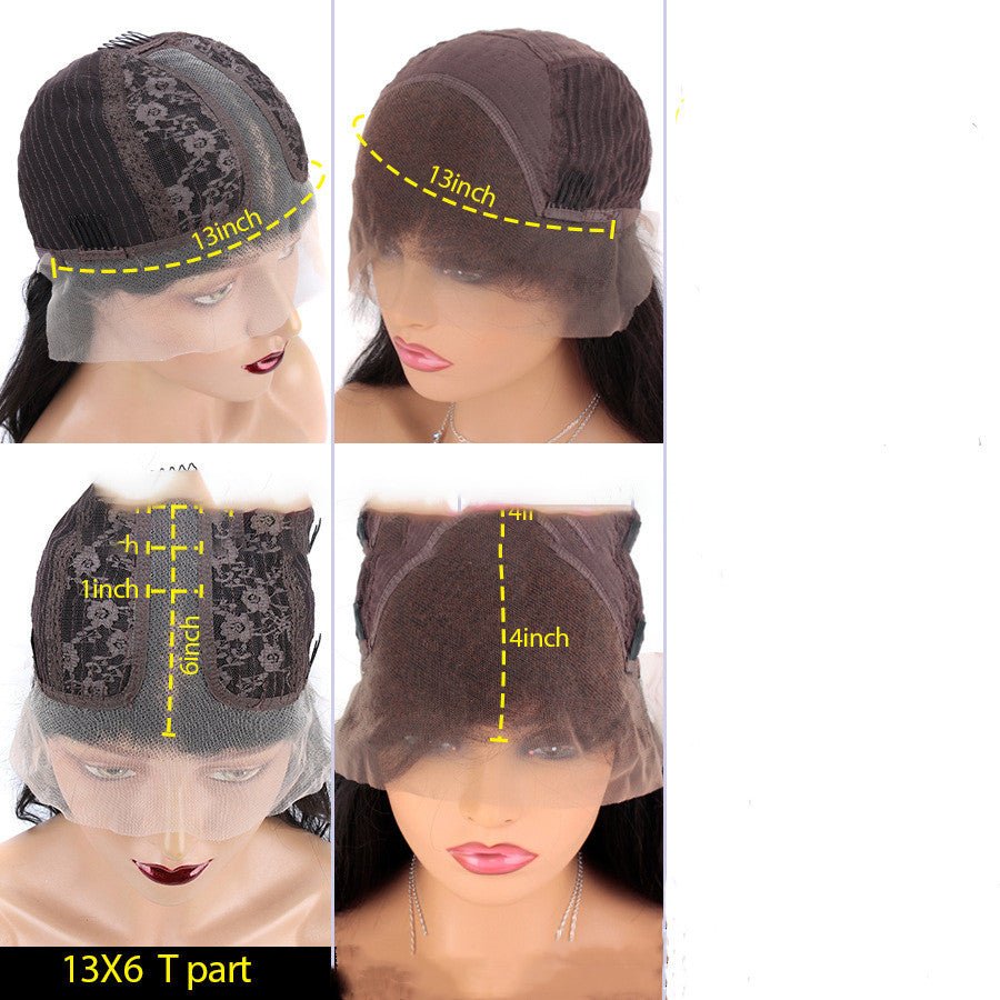 Real Human Hair Gradient Front Lace Headgear - Boss Boutique Hair and Accessories