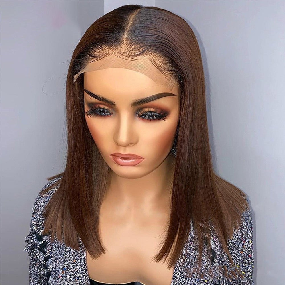 Real Human Hair Gradient Front Lace Headgear - Boss Boutique Hair and Accessories