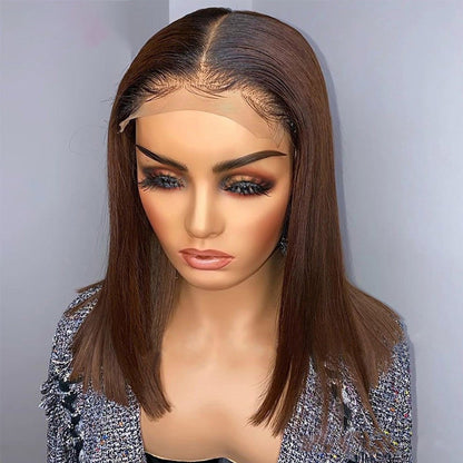 Real Human Hair Gradient Front Lace Headgear - Boss Boutique Hair and Accessories