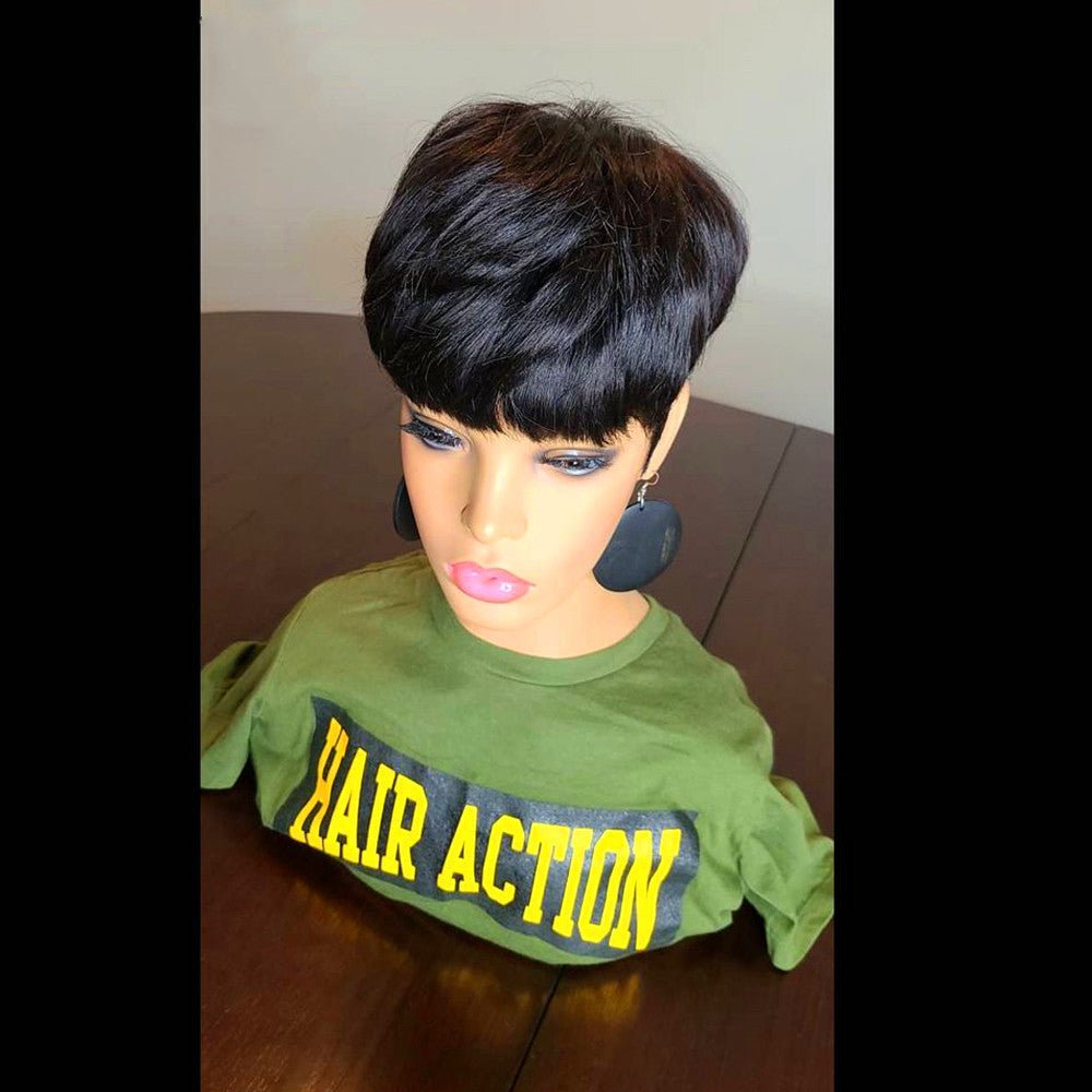 Wigs Female European And American Wig Short Hair Wig Short Straight Hair Bob Hair Wig - Boss Boutique Hair and Accessories