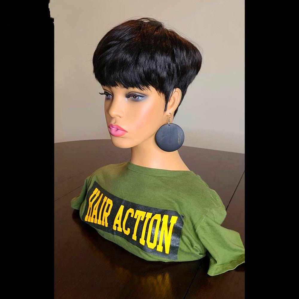 Wigs Female European And American Wig Short Hair Wig Short Straight Hair Bob Hair Wig - Boss Boutique Hair and Accessories