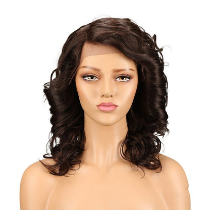 Real Hair Headgear Women Hair Stitch Lace Wig Long Curly Hair - Boss Boutique Hair and Accessories