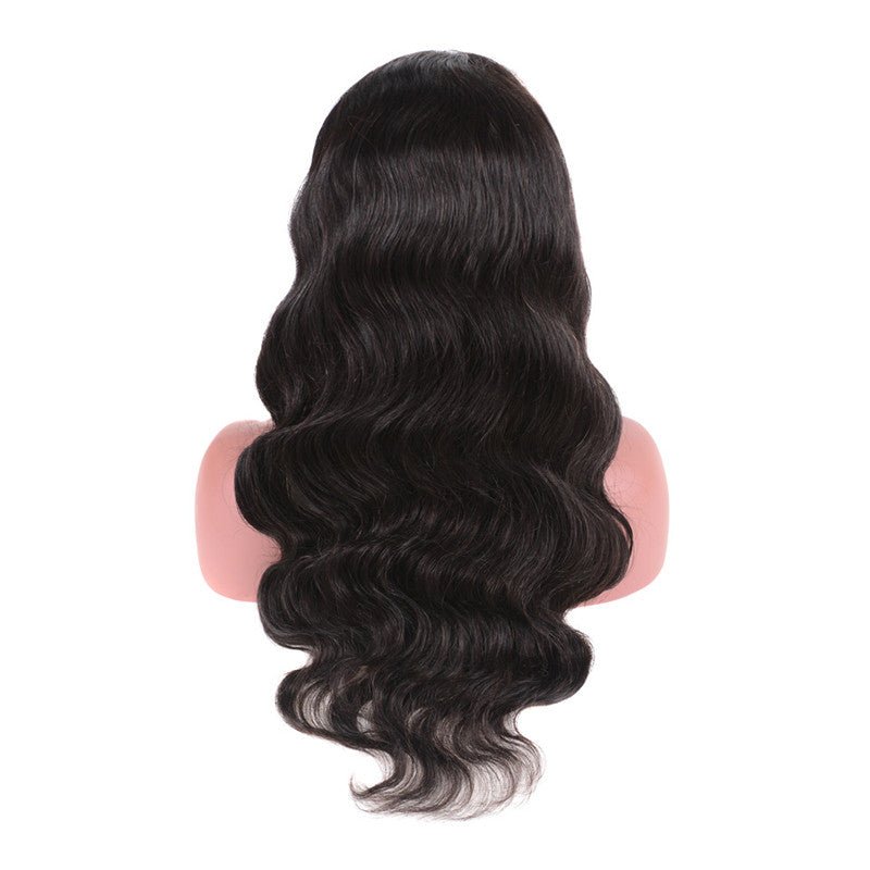 Natural Color Full Human Hair Wig Headgear 13x4 Front Lace - Boss Boutique Hair and Accessories