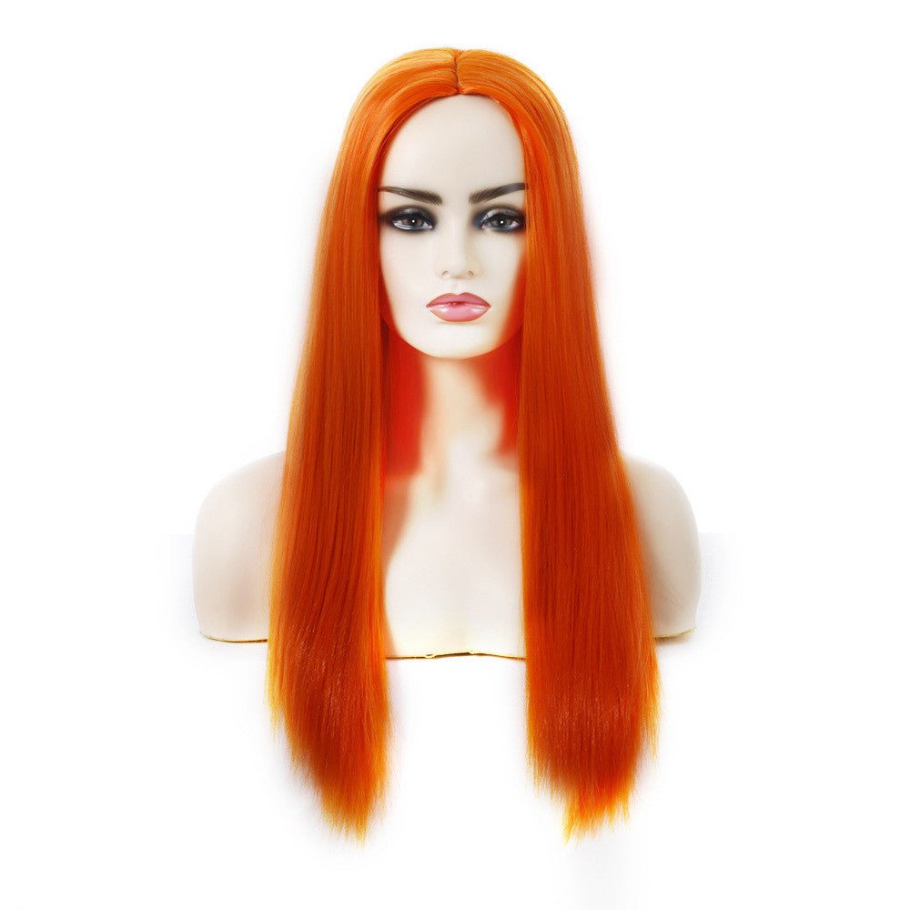 Women's Chemical Fiber Hair Wigs For Long Straight Dyed Hair - Boss Boutique Hair and Accessories
