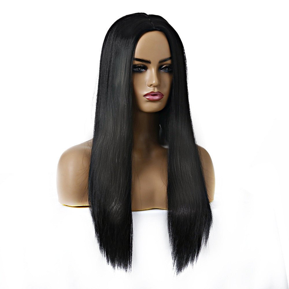 Women's Chemical Fiber Hair Wigs For Long Straight Dyed Hair - Boss Boutique Hair and Accessories