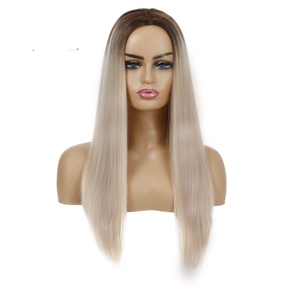 Women's Chemical Fiber Hair Wigs For Long Straight Dyed Hair - Boss Boutique Hair and Accessories