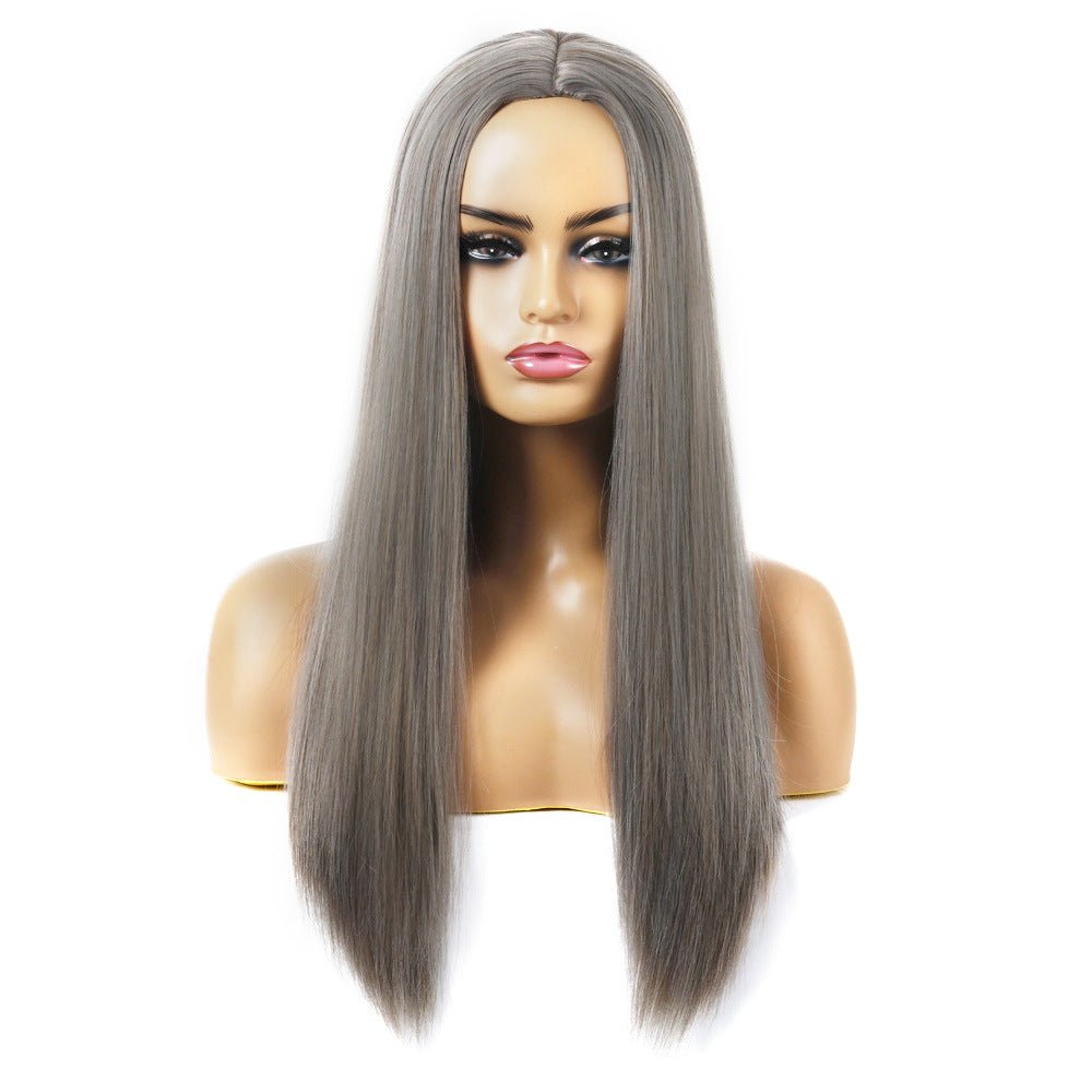 Women's Chemical Fiber Hair Wigs For Long Straight Dyed Hair - Boss Boutique Hair and Accessories