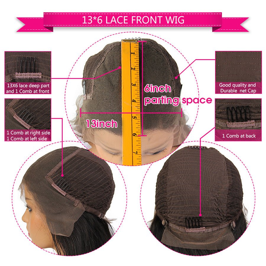 13x6 Braided Wigs Synthetic Lace Front Wig Blac - Boss Boutique Hair and Accessories