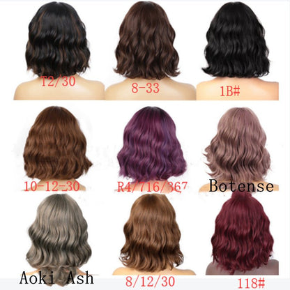 European And American Wigs Black Ladies Short Curly Hair Wig Set - Boss Boutique Hair and Accessories