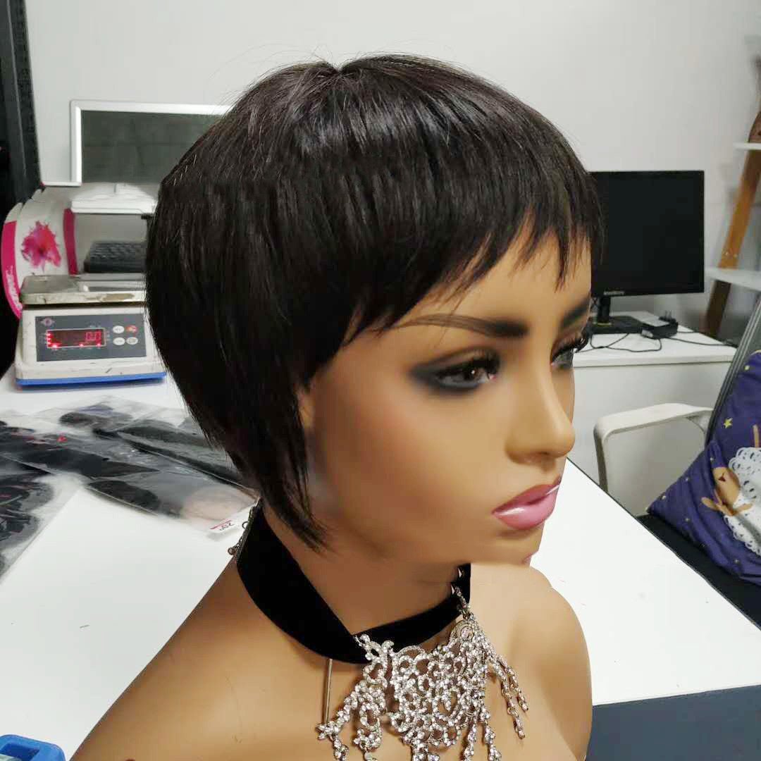 Human Hair Short Wig Non Lace Wigs - Boss Boutique Hair and Accessories