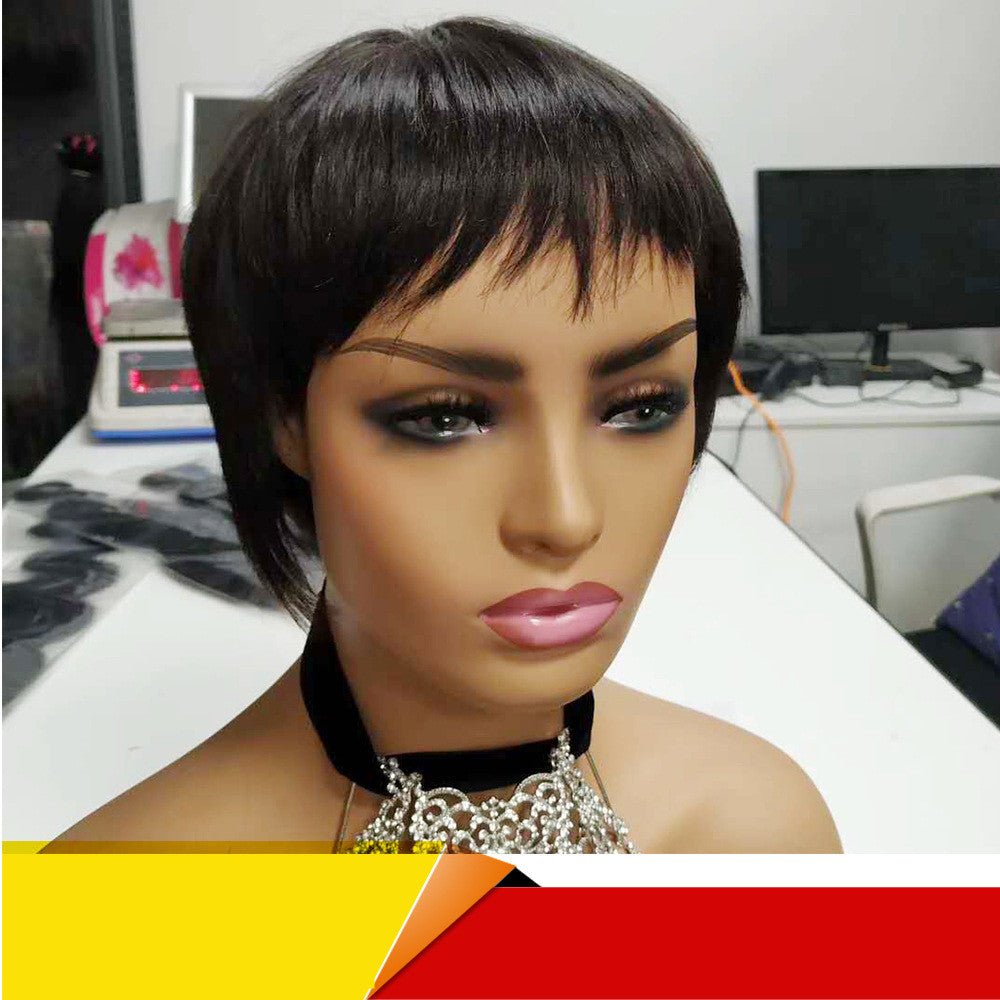 Human Hair Short Wig Non Lace Wigs - Boss Boutique Hair and Accessories