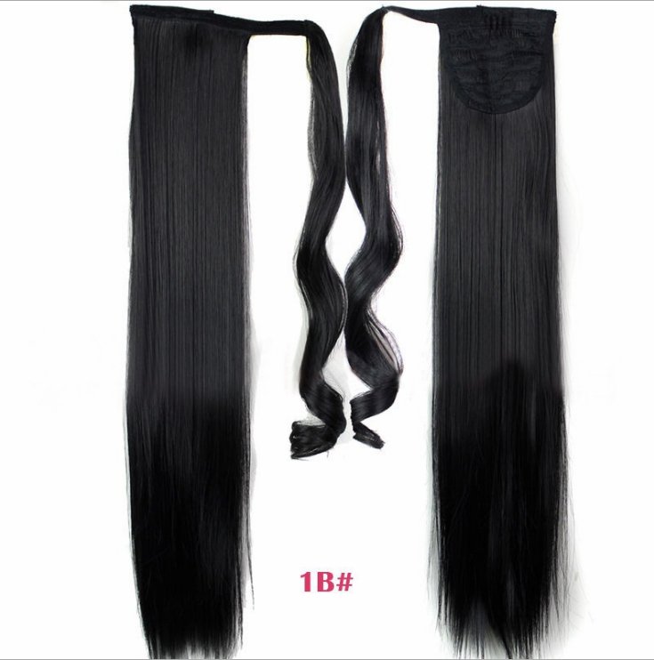 Velcro Wig Ponytail Straight Invisible Hair Extension - Boss Boutique Hair and Accessories