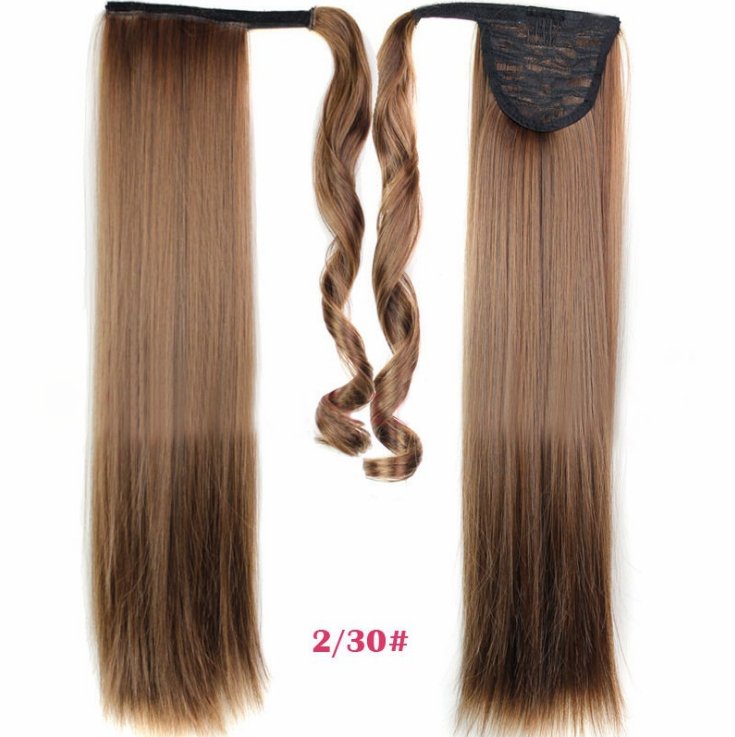 Velcro Wig Ponytail Straight Invisible Hair Extension - Boss Boutique Hair and Accessories