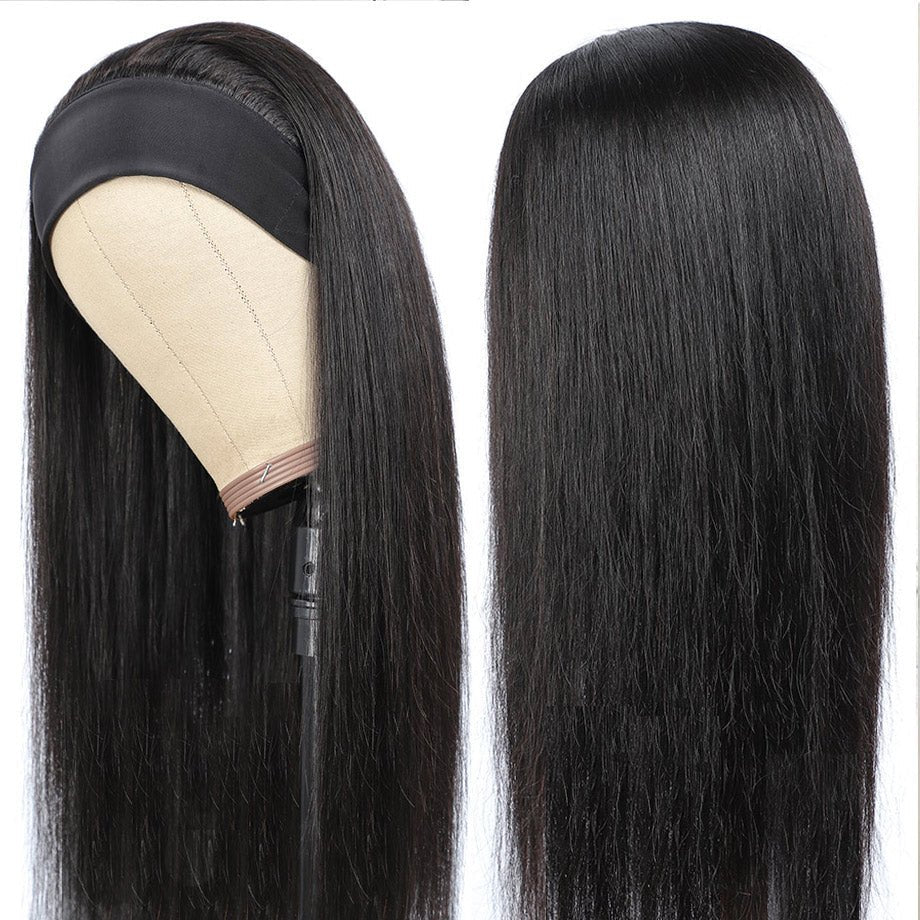 Human Hair No Lace Headband Wig - Boss Boutique Hair and Accessories