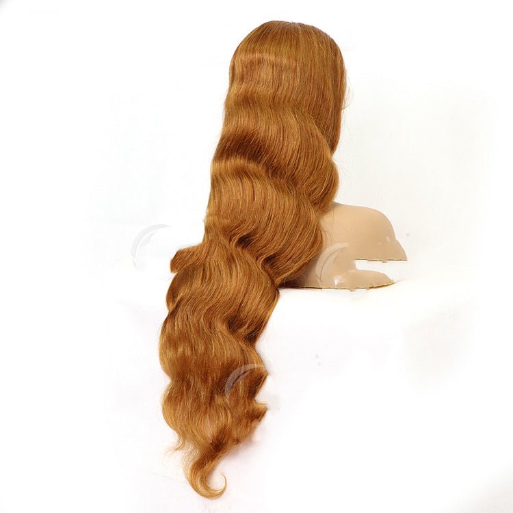 Honey Blonde Human Hair Wigs Body Wave - Boss Boutique Hair and Accessories