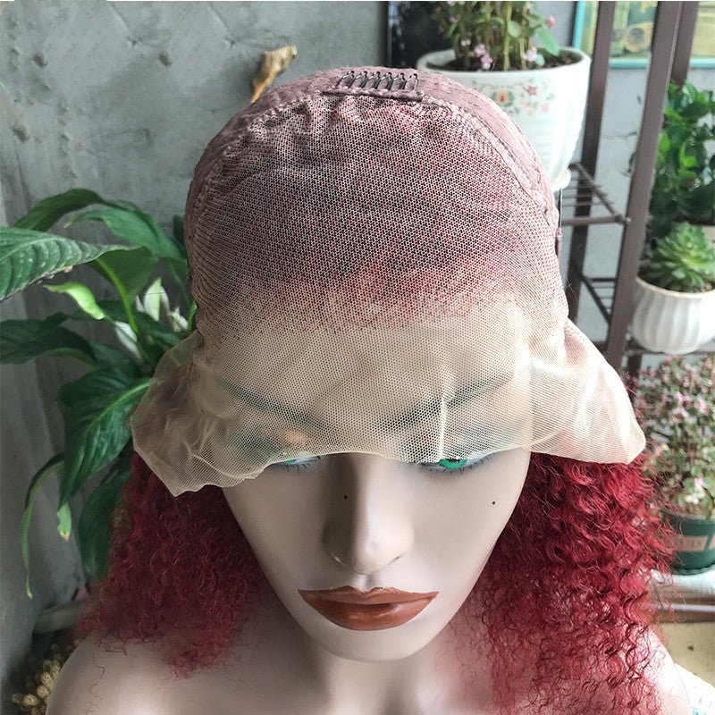 Frontal Lace Wig Human Hair Kinky Curly Hair - Boss Boutique Hair and Accessories