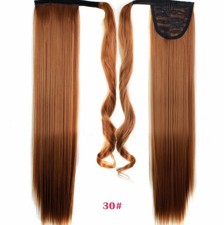 Velcro Wig Ponytail Straight Invisible Hair Extension - Boss Boutique Hair and Accessories