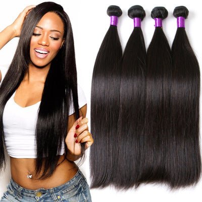 Human hair straight hair Brazilin human straight hair Brazil hot sale natural color - Boss Boutique Hair and Accessories