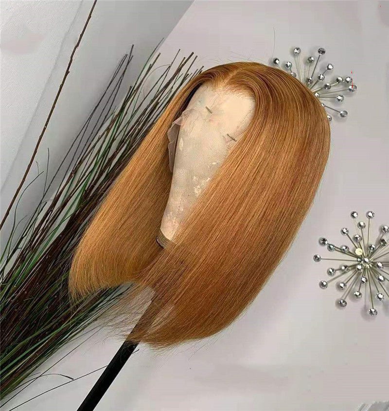 Lace Forehead Wig, Blond Human Hair Wig - Boss Boutique Hair and Accessories