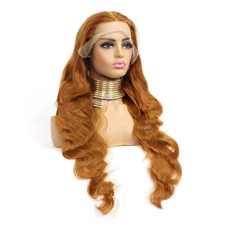 Honey Blonde Human Hair Wigs Body Wave - Boss Boutique Hair and Accessories