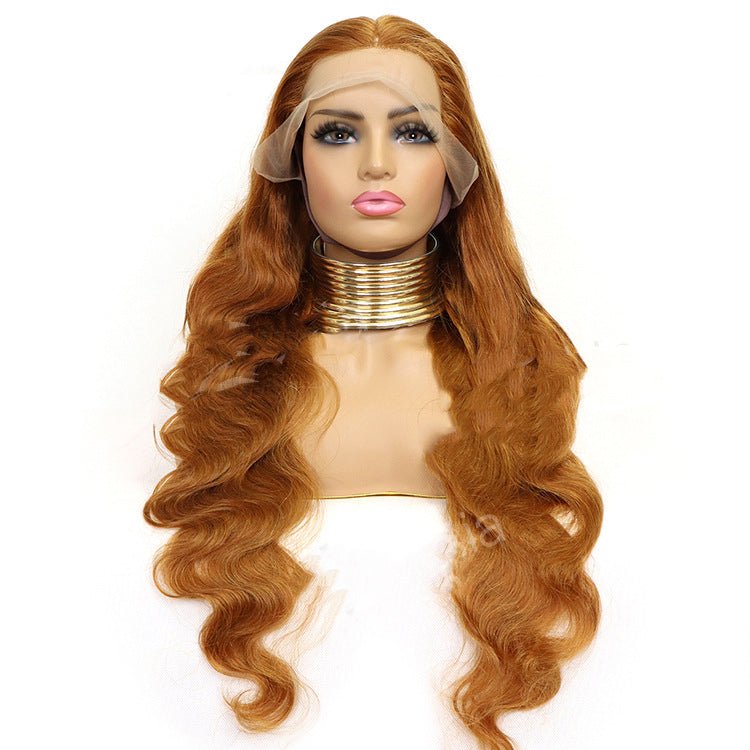 Honey Blonde Human Hair Wigs Body Wave - Boss Boutique Hair and Accessories
