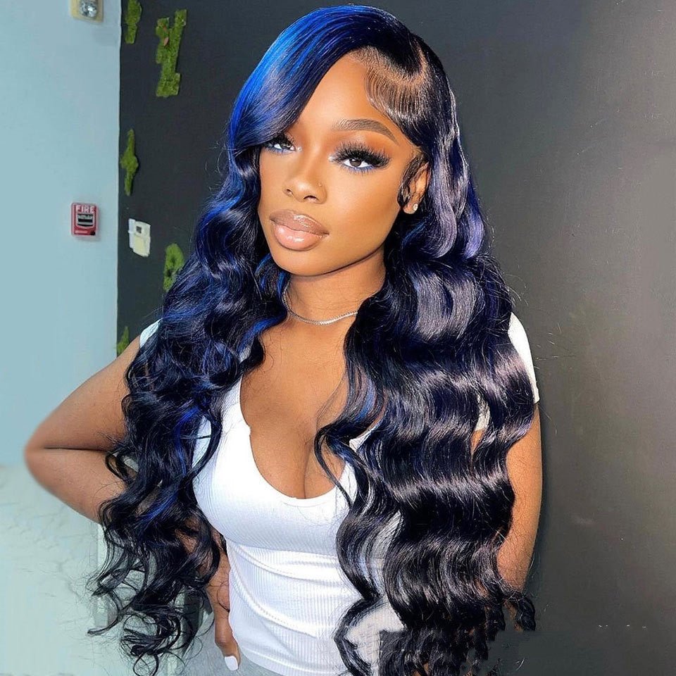 Highlight Body Wave Human Hair Lace Front Wig - Boss Boutique Hair and Accessories