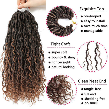 Feizifeizi Concubine, Chemical Fiber Crochet Hair, Dirty Braids - Boss Boutique Hair and Accessories