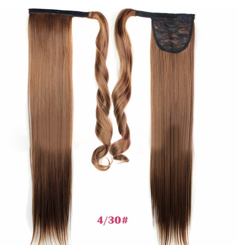Velcro Wig Ponytail Straight Invisible Hair Extension - Boss Boutique Hair and Accessories