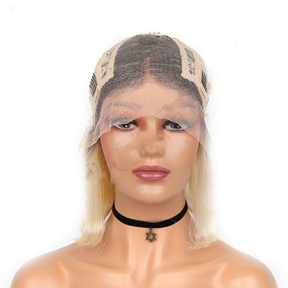 Lace Human Hair Wig Human Hair Wig Hand - woven Wig - Boss Boutique Hair and Accessories