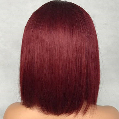 Water Wave Peruvian Human Hair Glueless Lace Front Wigs Cap - Boss Boutique Hair and Accessories